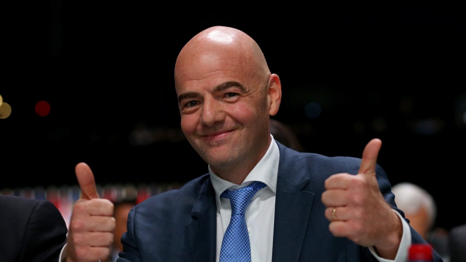 FIFA President Gianni Infantino scaled 1