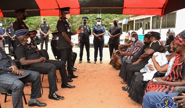 Police mourn with the family of Bagbin's deceased dispatch rider 1 28404369