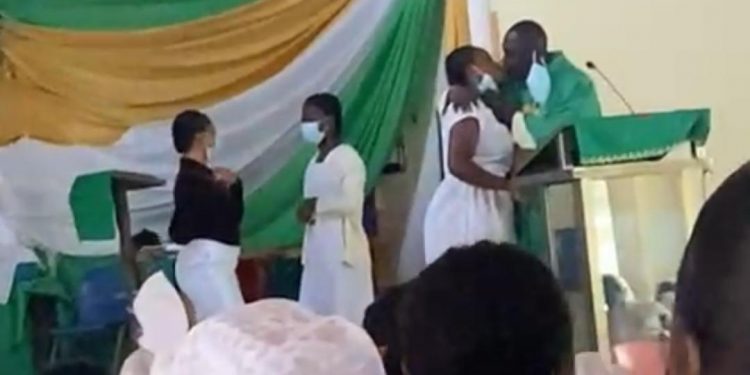 ‘We’re sad’: Anglican Church investigates priest who kissed female students 1 Priest Kissing 1