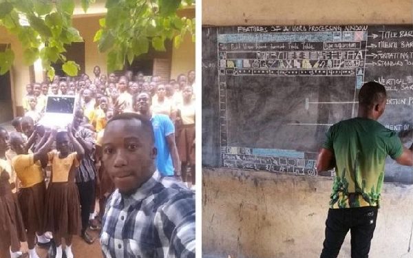 Viral blackboard ICT teacher recounts how GES officials summoned him in 2018 1 hottish
