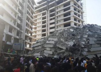 21-storey building collapses in Lagos
