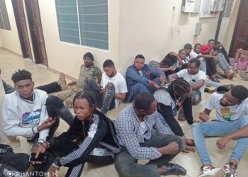 Over 100 prostitutes and suspected criminals were arrested at Kasoa