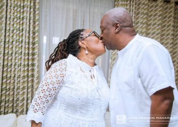 You make me proud as a wife – Lordina showers love on Mahama