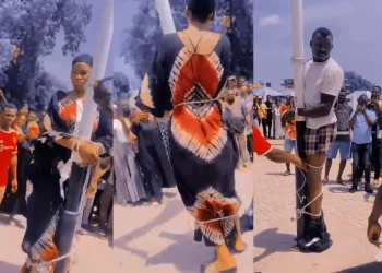 WA: Lovers flogged at the forecourt of Wa Naa’s Palace for filming a sexual act