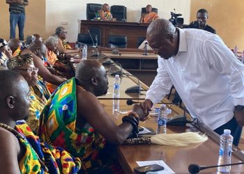Use laws to end the looting; the masses are suffering – Volta Chiefs complain to Mahama