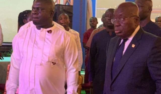 GJA President Albert Kwabena Dwumfour and President Nana Addo Dankwa Akufo-Addo