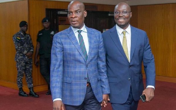 Haruna Iddrisu and Dr. Cassiel Ato Forson