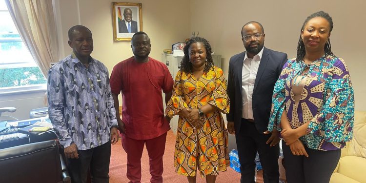 Kofi Mukaase executives visits Ghana High Commission in London