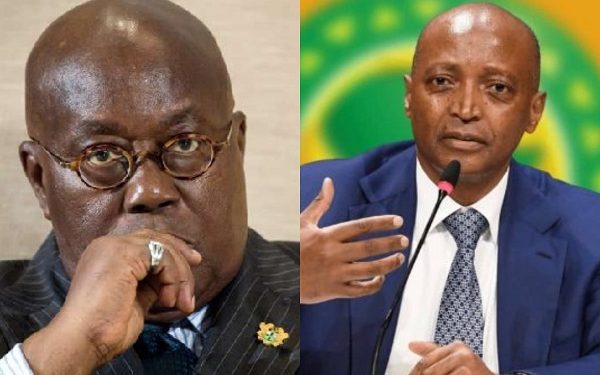 President Akufo- Addo and CAF President Patrice Motsepe