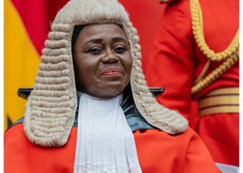 The Chief Justice, Gertude Torkornoo, led the panel that gave the ruling