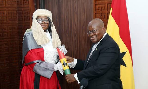 President Akufo-Addo appoints Justice Cecilia Naa Shormeh Davis as Court of Appeal Judge 1 Justice Cecilia Naa Shormeh and President Nana Addo Dankwa Akuffo-Addo