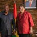 Mahama and US Ambassador