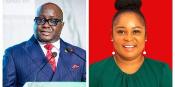 Mike Oquaye Jnr and Elipklim Akurugu; NPP and NDC parliamentary candidates respectfully