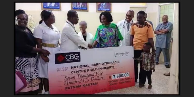Prof. Opoku Agyemang Donates $7,500 To Save Life Of 3-Year Old Boy with Hole In Heart.