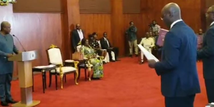 Mahama swears in six new ministers 1 WhatsApp Image 2025 01 22 at 16.41.23