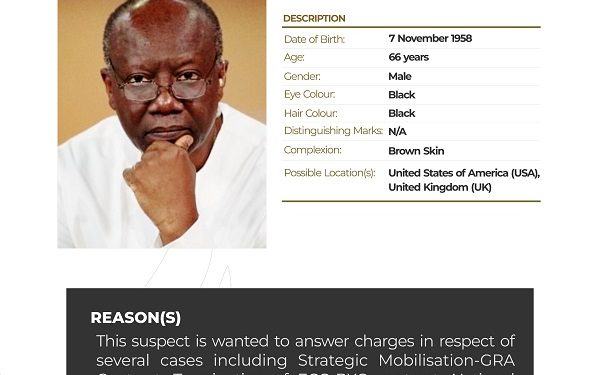 OSP releases wanted notice for Ken Ofori-Atta 1 OSP releases wanted notice for Ken Ofori-Atta