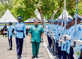 VICE PRESIDENT NAANA JANE OPOKU AGYEMANG CHARGES NEWLY COMMISSIONED OFFICERS OF CUSTOMS TO UPHOLD DISCIPLINE AND BOOST DOMESTIC REVENUE MOBILISATION 1 VICE PRESIDENT NAANA JANE OPOKU AGYEMANG