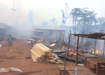 W/R: Military destroys hidden galamsey settlement of over 10,000 residents