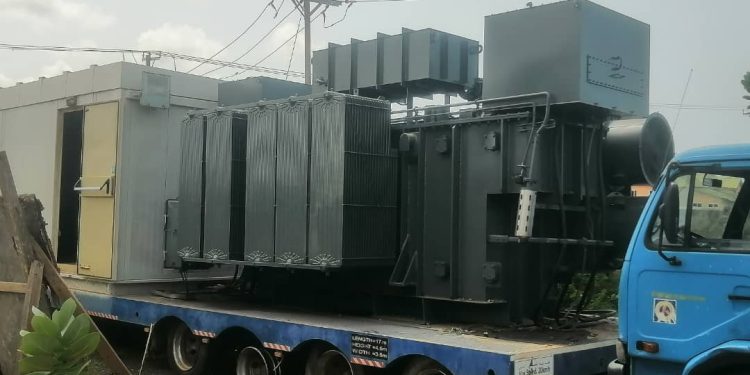 ECG COMMISSIONS MOBILE TRANSFORMER AT TSEADDO 1 ECG Transformer