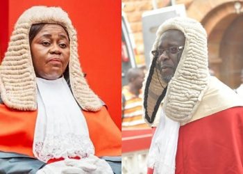 Paul Baffoe-Bonnie (Right) is Acting CJ as Gertrude Torkornoo (Left) is on suspension