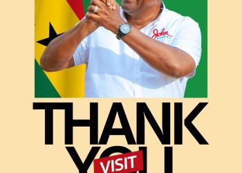 President Mahama says Thank You