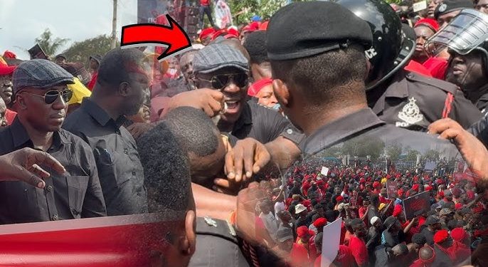 Afenyo-Markin Slaps Police Officer Amid CJ Suspension Protest 1 afenyo police