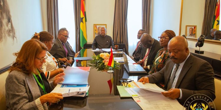 Mahama in Brussels