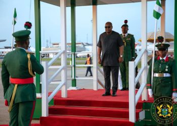 President Mahama Arrives in Abuja