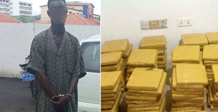 Police arrest taxi driver with suspected cannabis hidden in fertilizer sacks 1 suspect