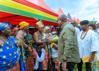 President Mahama Ends Regional Thank You Tour with Electrifying Rally in Oti Region