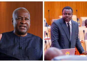 John Dramani Mahama and John Ntim Fordjour
