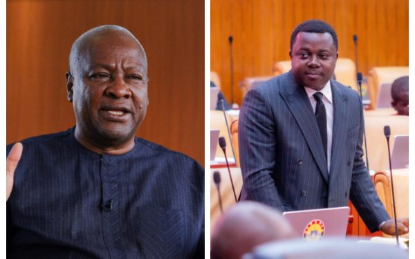 John Dramani Mahama and John Ntim Fordjour