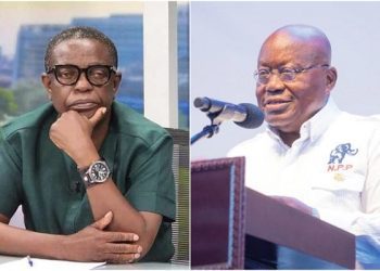 Kwesi Pratt (L) Jnr says the government of Nana Akufo-Addo (R) failed in the fight against galamsey
