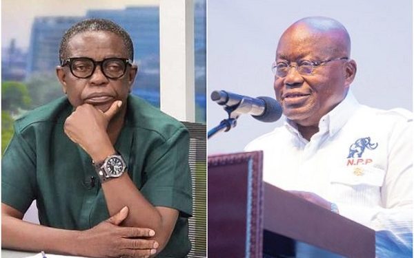 Kwesi Pratt (L) Jnr says the government of Nana Akufo-Addo (R) failed in the fight against galamsey