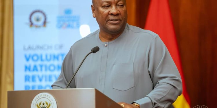 Ghana Adopts Five-Priority SDG Strategy to Accelerate Development by 2030, President Mahama launches 2025 Voluntary National Review with bold shift in focus 1 President Mahama