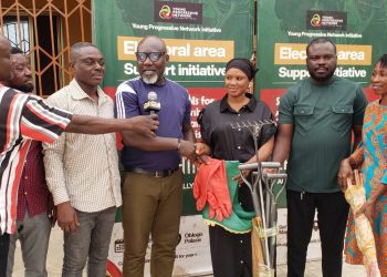YOUNG PROGRESSIVE NETWORK PRESENTS SANITATION LOGISTICS TO GBAWE WEST ASSEMBLY MEMBER AND UNIT COMMITTEE