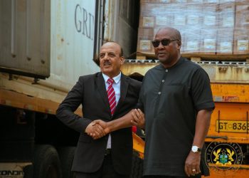 Ghana Donates 40 Metric Tonnes of Cocoa Products to Palestine as Humanitarian Support to the People of Gaza