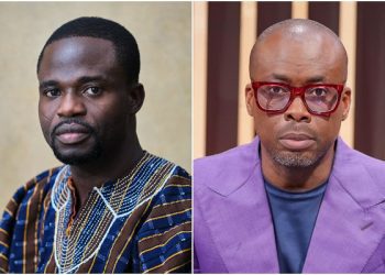 Manasseh Azure (R) says Adom-Otchere lied about not knowing the company involved in GACL contract