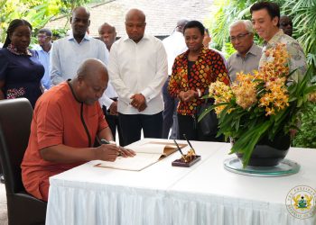 President Mahama Honoured with Orchid Naming Ceremony in Singapore