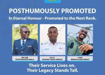 President Mahama honours fallen officers with posthumous promotions and vows support for families