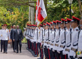 President Mahama Honoured with Ceremonial Welcome by Singapore’s President Tharman Shanmugaratnam