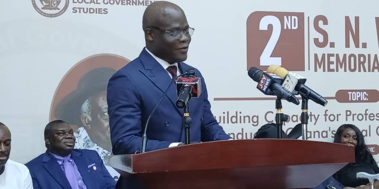 Prof. Kwamena Ahwoi Calls for Stronger Professionalism and Ethics in Ghana’s Local Government Service 1 AWHOI COMMITTEE