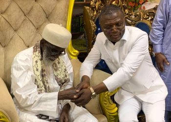 Kofi Adams pays courtesy call on National Chief Imam Sheikh Nuhu Sharubutu