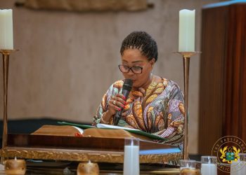 Lordina Mahama Leads Prayer for Children at UN Event