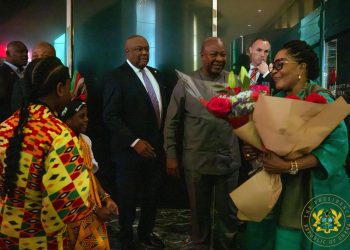 President Mahama Arrives in New York for UN General Assembly Meetings