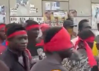 Video: From Tramadol Complaints to ‘We Don’t Know Why We are Here’ – Three hilarious moments at NPP protest