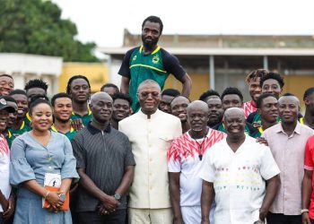 Sports and Recreation Minister Kofi Adams visits Kotoko and Gold Stars ahead of continental campaign
