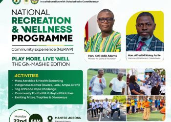 Ministry of Sports and Recreation Sets to Activate National Recreation & Wellness Programme (NaRWP) in Ga-Mashie