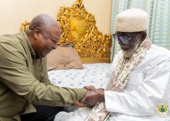 President Mahama Visits National Chief Imam Ahead of Maulid Ceremony