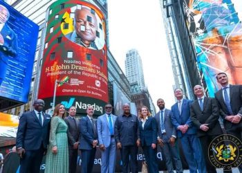 President Mahama Rings NASDAQ Bell, Calls for U.S. Investment in Ghana at Executive Business Roundtable